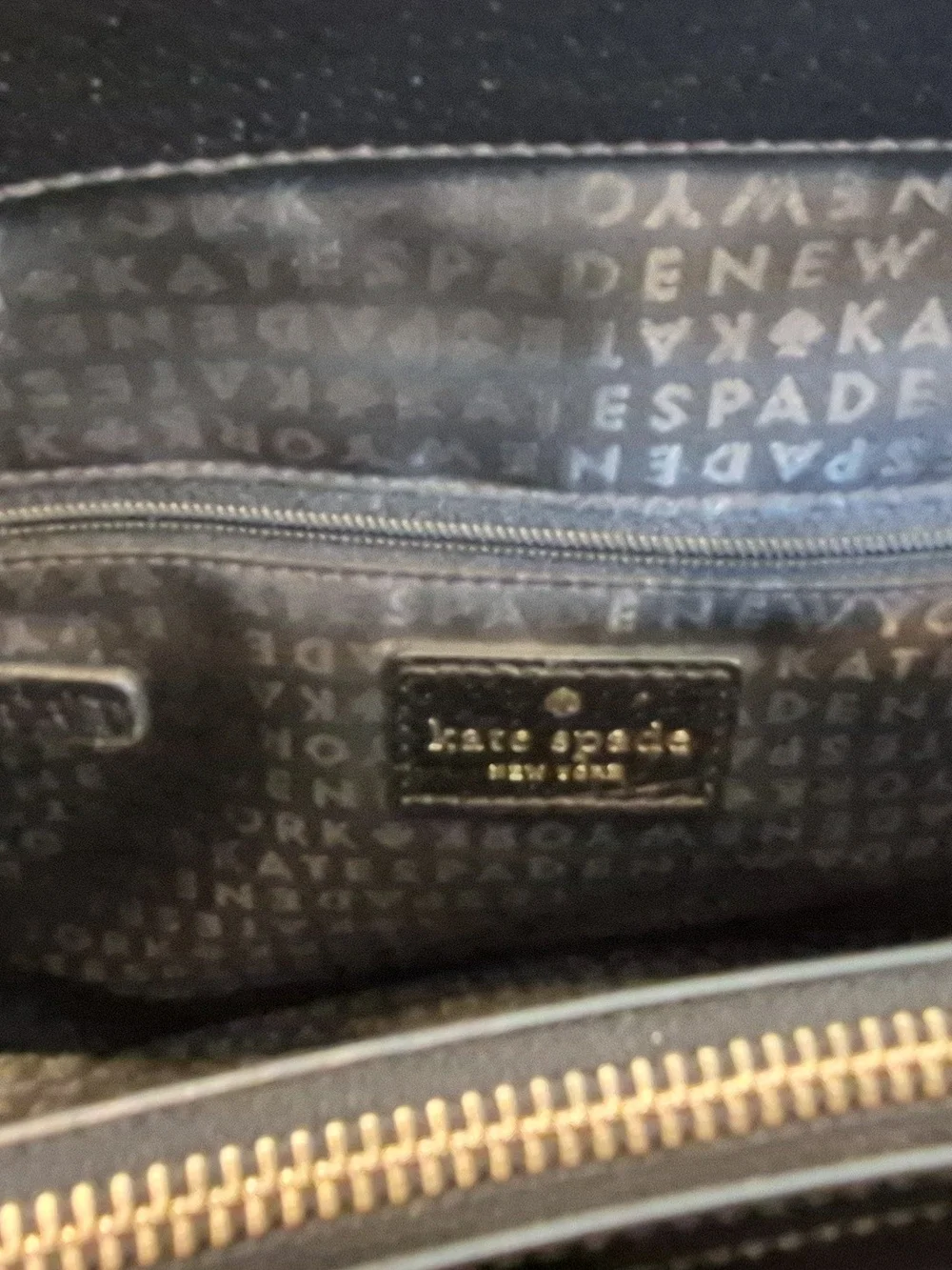 Kate Spade Wellesley Quinn Black Leather Tote WKRU1430 Work Shoulder Bag